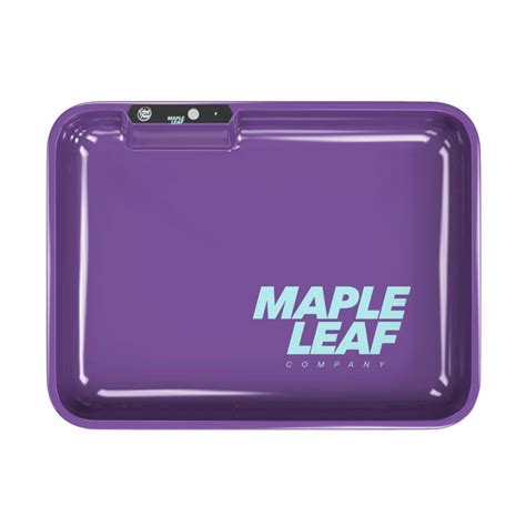 custom led glow rolling tray cannabis promotions