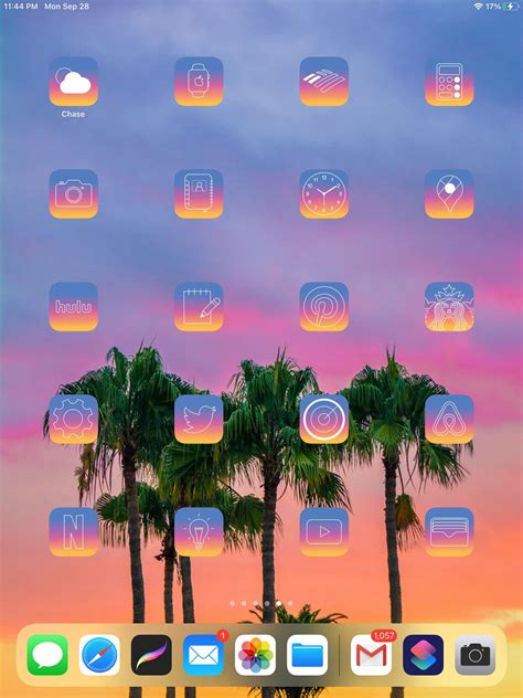 80 Ombre App Icon Pack Ios14 Cali Sunset Minimalist Aesthetic Etsy