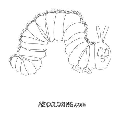 Very Hungry Caterpillar Coloring Page Coloring Home