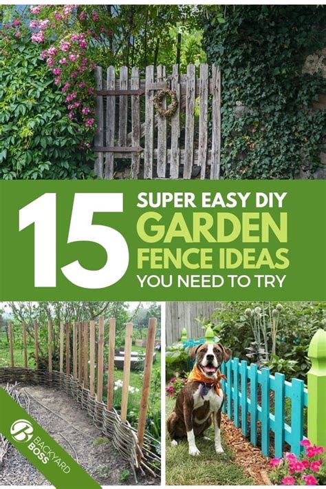 9 Super Easy Diy Garden Fence Ideas Diy Garden Fence Garden Fencing