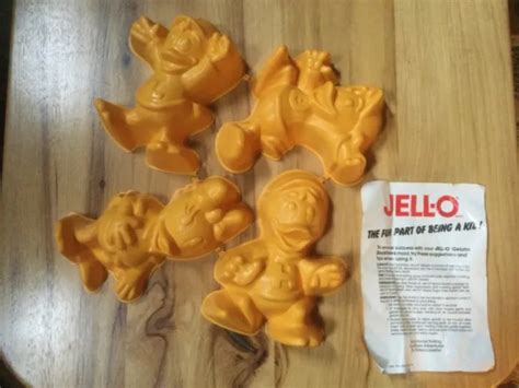 Vintage Duck Tales Ducktales Plastic Jell O Jello Gelatin Molds 1989 5