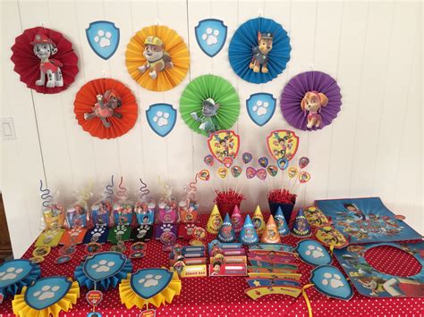 Complete Paw Patrol Party Package Cumpleaños Patrulla Canina