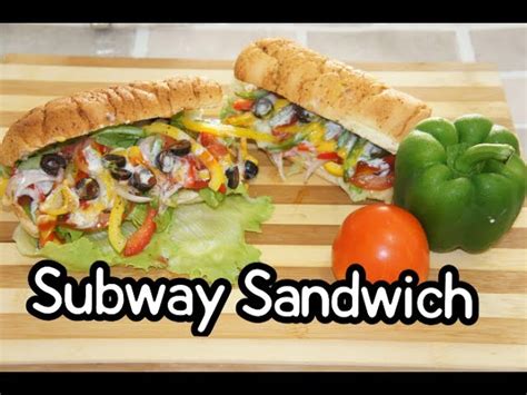 Subway Sandwich Recipe Vegetarian Home Alqu
