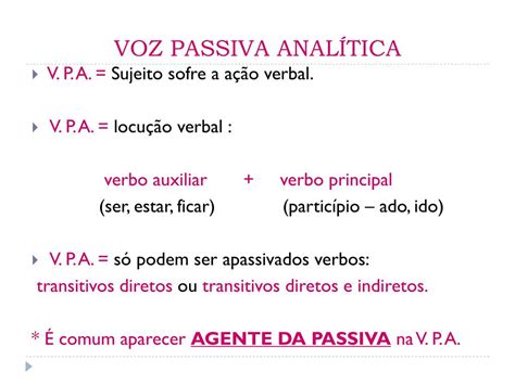 Ppt Aula Vozes Verbais Powerpoint Presentation Free Download Id