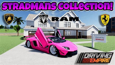 I Made Half Of Stradmans Car Collection In Driving Empire Roblox
