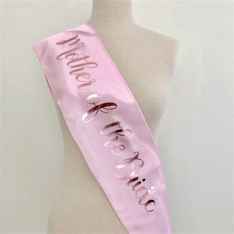 Mother Of The Bride Satin Sash
