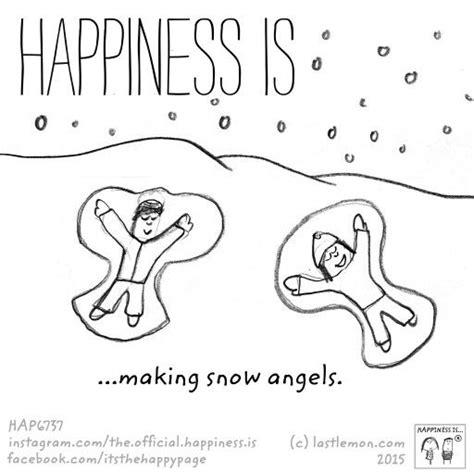 Making Snow Angels Cute Happy Quotes Happy Quotes Happy