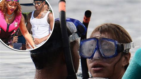 Lewis Hamilton Gets Close To Bikini Clad Brunette As He Continues Partying With Rihanna In