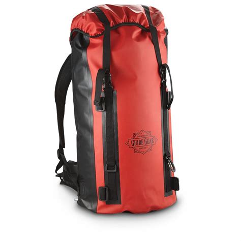 Guide Gear Dry Bag Backpack 60 Liter 581923 Gear And Duffel Bags At Sportsmans Guide