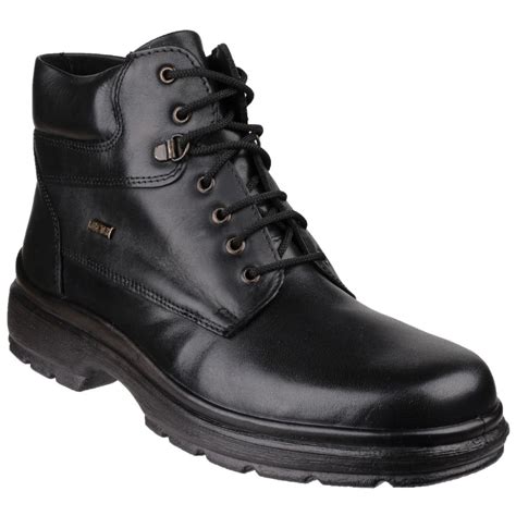 Cotswold Mens Swell Black Waterproof Lace Up Ankle Boots