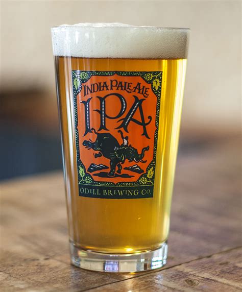 Ipa Pint Glass Odell Brewing Co