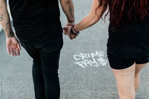 Couple Holding Hands While Walking By Stocksy Contributor Jesse