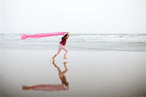 A Girl Enjoying Breeze In Sea Beach Del Colaborador De Stocksy Dream Lover Stocksy