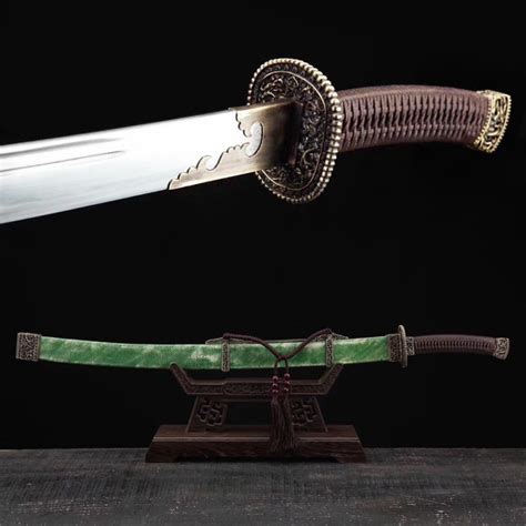 Fully Handmade Real Chinese Qing Dynasty Sword Qing Dao With Scabbard