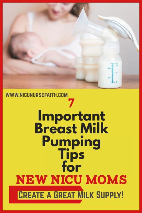 7 Amazing Breast Milk Pumping Tips For New Nicu Moms Pumping Breastmilk Breast Milk Nicu