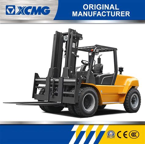Xcmg Fd100 Forklift Truck 10 Ton Diesel Forklift With Cabin And Air
