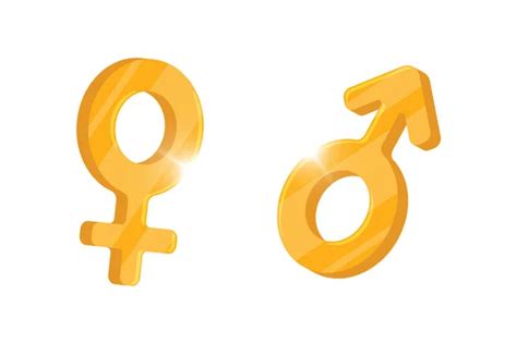 Heterosexual Gender Symbol Combined Mars And Venus Icons Male And