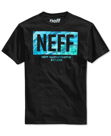 Lyst Neff New World Water T Shirt In Black For Men
