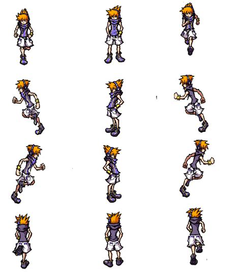 Rpg Maker Vx Ace Sprite Sheet Neku Sakuraba By Twewy1 Rpg Maker Vx