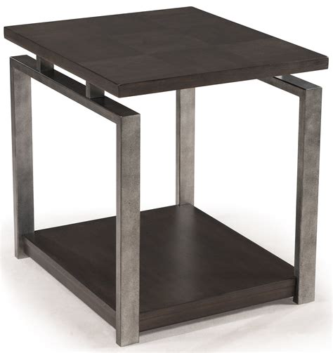 Contemporary Sleek Black End Table Alton In 2020 Metal End Tables