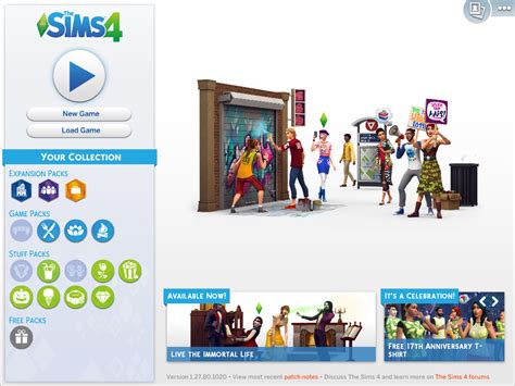 The Sims 4 Has A New Main Menu — The Sims Forums