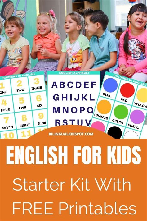 Teach Kids English Your Esl Starter Kit With Free Printable Materials