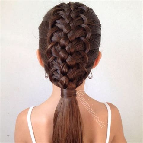 Names Of Cool Braids French Loop Braided Hairstyle Girls
