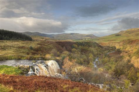 Nature Loup Of Fintry Waterfall 4k Ultra Hd Wallpaper