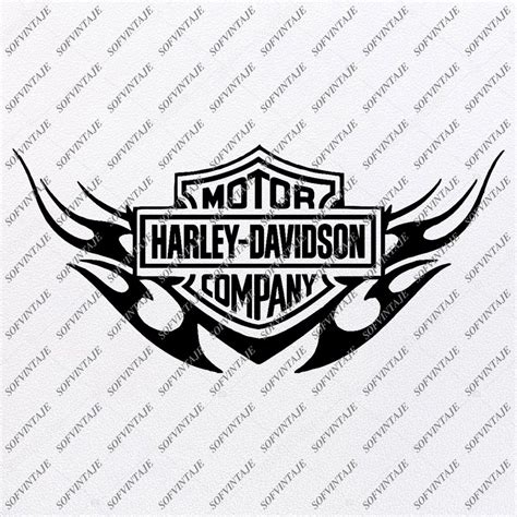 Harley Davidson Skull Face Logo Svg File Harley Davidson Skull Logo Svg