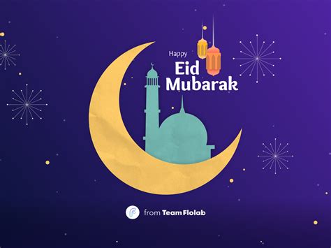 Happy Eid Mubarak 2020 By Flolab On Dribbble