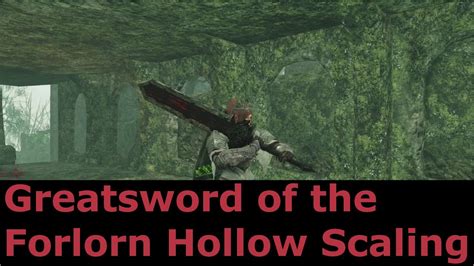 Dark Souls 2 Greatsword Of The Forlorn Hollow Scaling Youtube