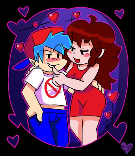 Fnf Boyfriend And Girlfriend By Kmweeb914 On Deviantart Fun Stickers
