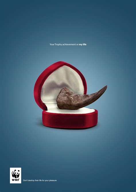 Wwf Dont Destroy Their Life For Your Pleasure Awareness Campaign