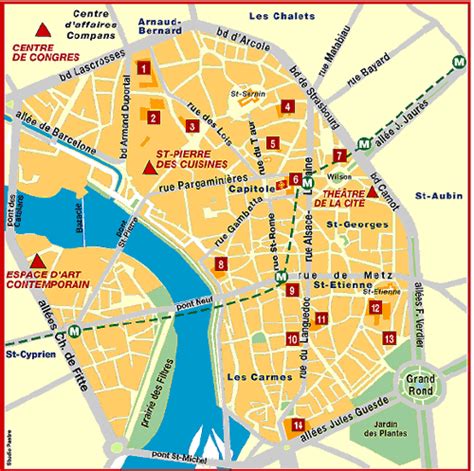 Toulouse Map And Toulouse Satellite Image