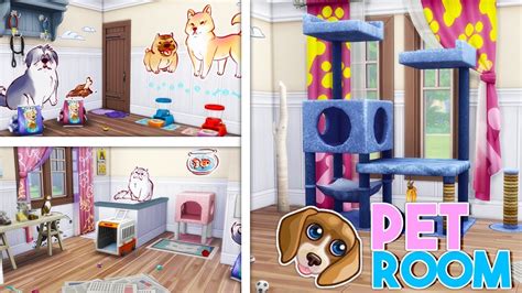 Everything A Pet Needs🐱🐶 Pet Room Build The Sims 4 Collab W