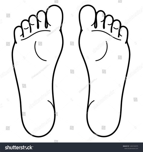 73553 Outline Feet Images Stock Photos And Vectors Shutterstock