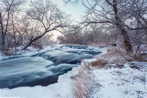 Beautiful winter landscapes - the Krynka River · Ukraine travel blog