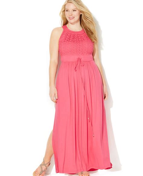 Plus Size Pink Maxi Dress 2021 Latest Trends
