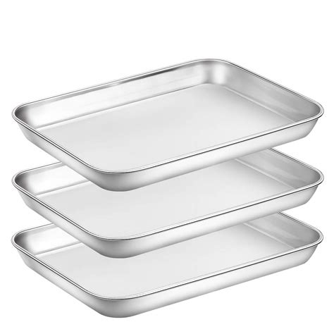 baking oven pans sheet stainless pan toaster steel cookie metal clean sheets finish convection umite chef aluminum dishwasher easy safe