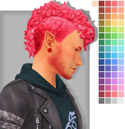 The Sims 4 Mods Male Curly Hair Sohon