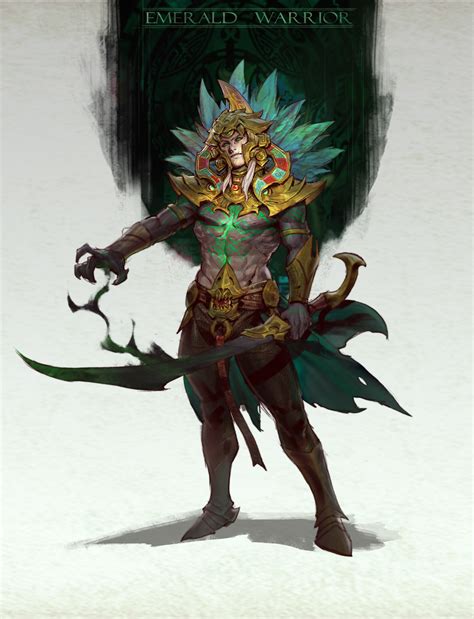 Artstation Emerald Warrior