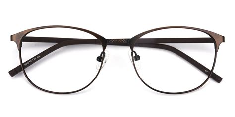 gorge browline eyeglasses in brown sllac