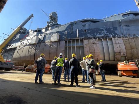 Historic Battleship Texas Parked For Repairs Seeking High Traffic