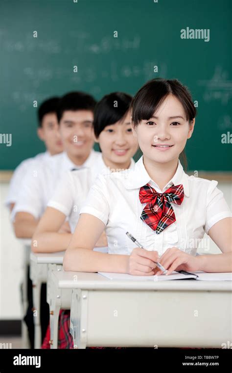 Learning Time For High School Students Stock Photo Alamy