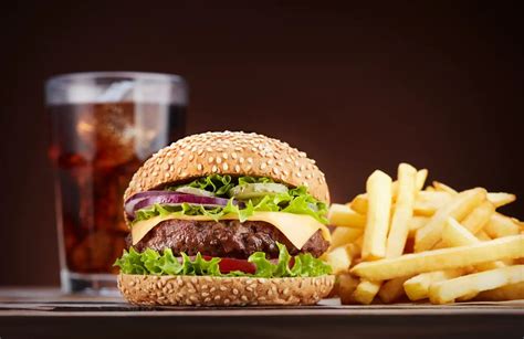 Cheeseburger With Cola And French Fries Askmigration Canadian