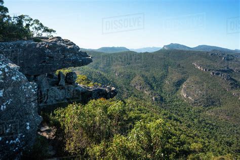 The Grampians National Park Seen From Reed Lookout Victoria Australia