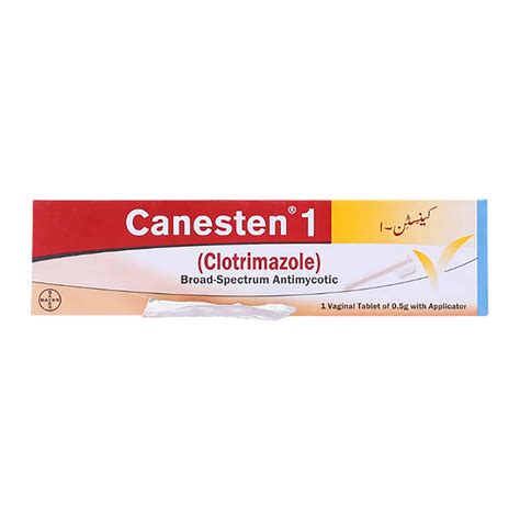 Canesten 1 Vaginal Cream 5gm Side Effects ₨ 115 Buy Online Khasmart