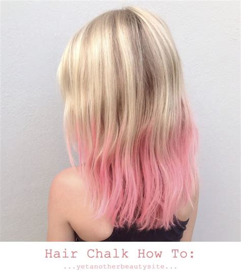 Click On The Picture For Tips On How To Apply Hair Chalk
