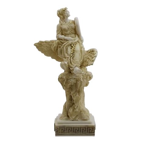 Aphrodite And Swan Greek Goddess Venus Statue Sculpture Handmade In Greece