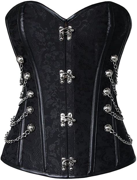 women s spiral steel boned steampunk gothic bustier corset etsy waist cincher corset overbust